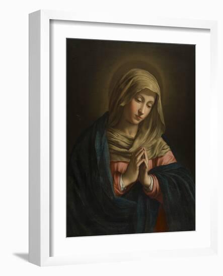 The Virgin at Prayer by Il Sassoferrato-Il Sassoferrato-Framed Giclee Print