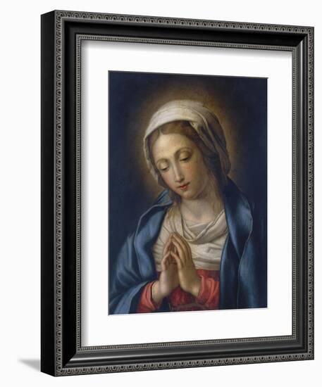 The Virgin at Prayer-Giovanni Battista Salvi da Sassoferrato-Framed Giclee Print