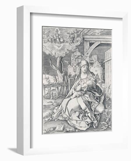 The Virgin by the Gate, 1522-Albrecht Dürer-Framed Premium Giclee Print