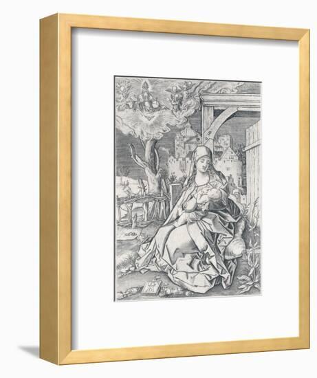 The Virgin by the Gate, 1522-Albrecht Dürer-Framed Giclee Print