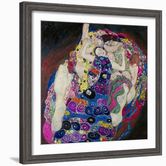 The Virgin - Die Jungfrau. Oil on canvas (1913) 190 x 200 cm.-Gustav Klimt-Framed Giclee Print