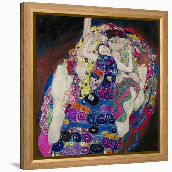 The Virgin (Die Jungfrau)-Gustav Klimt-Framed Premier Image Canvas