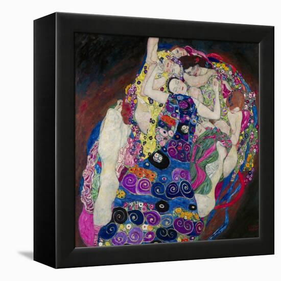 The Virgin (Die Jungfrau)-Gustav Klimt-Framed Premier Image Canvas