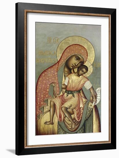 The Virgin Eleousa of Kykkos, 1668-Simon Ushakov-Framed Giclee Print