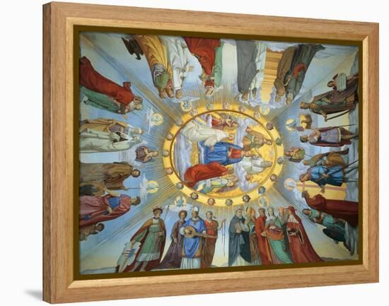 The Virgin, from 'The Heavens of the Blessed and the Empyrean', Dante Room-Philipp Veit-Framed Premier Image Canvas
