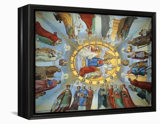 The Virgin, from 'The Heavens of the Blessed and the Empyrean', Dante Room-Philipp Veit-Framed Premier Image Canvas