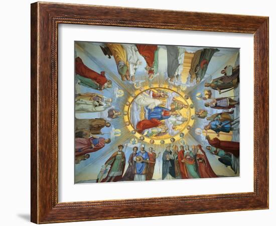 The Virgin, from 'The Heavens of the Blessed and the Empyrean', Dante Room-Philipp Veit-Framed Giclee Print