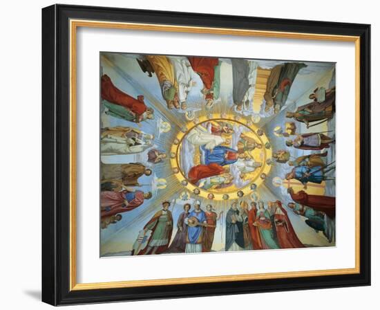 The Virgin, from 'The Heavens of the Blessed and the Empyrean', Dante Room-Philipp Veit-Framed Giclee Print