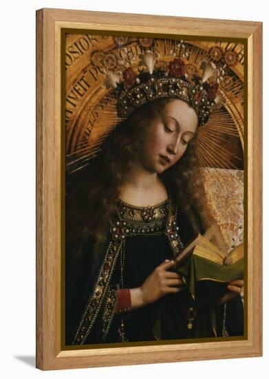 The Virgin- Ghent Altarpiece-Jan van Eyck-Framed Premier Image Canvas