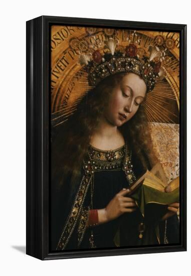 The Virgin- Ghent Altarpiece-Jan van Eyck-Framed Premier Image Canvas