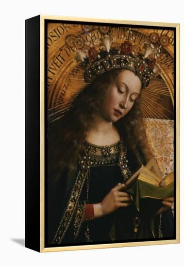 The Virgin- Ghent Altarpiece-Jan van Eyck-Framed Premier Image Canvas