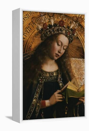 The Virgin- Ghent Altarpiece-Jan van Eyck-Framed Premier Image Canvas