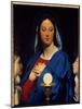The Virgin Has the Host. Symbols of Communion: Object of the Eucharist (The Host as the Body of Chr-Jean Auguste Dominique Ingres-Mounted Giclee Print