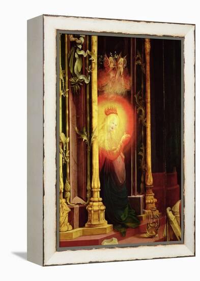 The Virgin Illuminated, Detail from the Concert of Angels from the Isenheim Altarpiece-Matthias Grünewald-Framed Premier Image Canvas