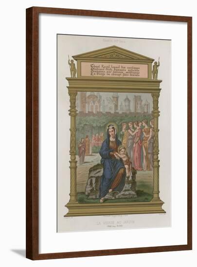 The Virgin in the Garden-null-Framed Giclee Print