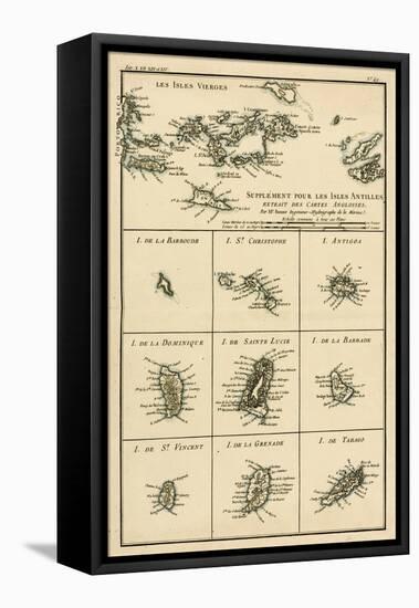 The Virgin Islands, from 'Atlas De Toutes Les Parties Connues Du Globe Terrestre' by Guillaume…-Charles Marie Rigobert Bonne-Framed Premier Image Canvas