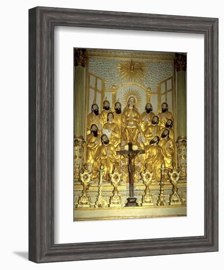 The Virgin Mary and Apostles-null-Framed Giclee Print