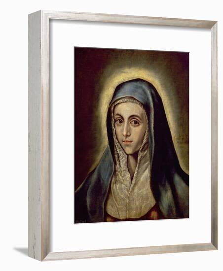 The Virgin Mary, c.1594-1604-El Greco-Framed Giclee Print