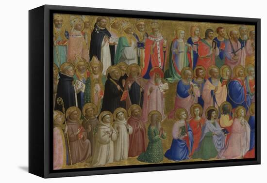 The Virgin Mary with the Apostles and Other Saints, C. 1423-1424-Fra Angelico-Framed Premier Image Canvas