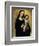 The Virgin Mary with the Child Jesus in a Shirt-Ambrosius Benson-Framed Giclee Print