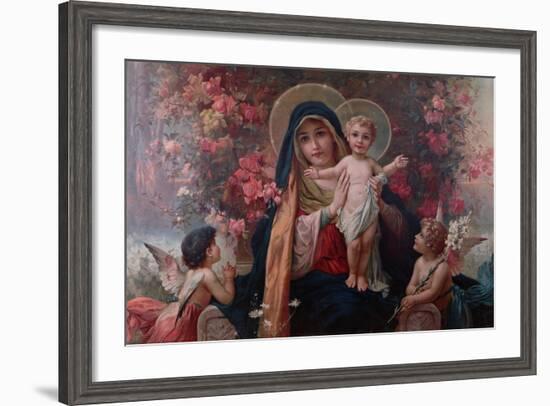 The Virgin Mary with the Infant Christ, C.1900-null-Framed Giclee Print