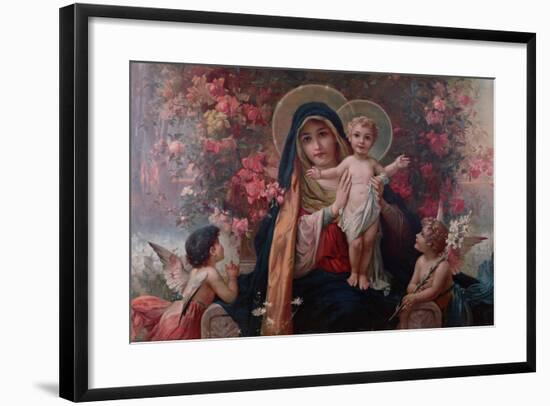 The Virgin Mary with the Infant Christ, C.1900-null-Framed Giclee Print