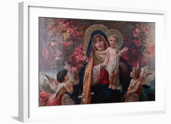 The Virgin Mary with the Infant Christ, C.1900-null-Framed Giclee Print