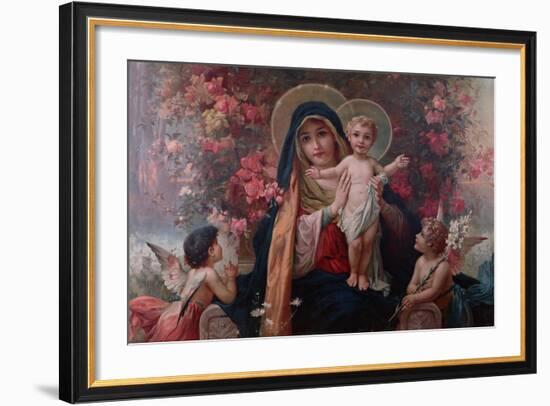 The Virgin Mary with the Infant Christ, C.1900-null-Framed Giclee Print