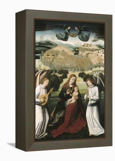 The Virgin of Granada-Petrus Christus-Framed Stretched Canvas
