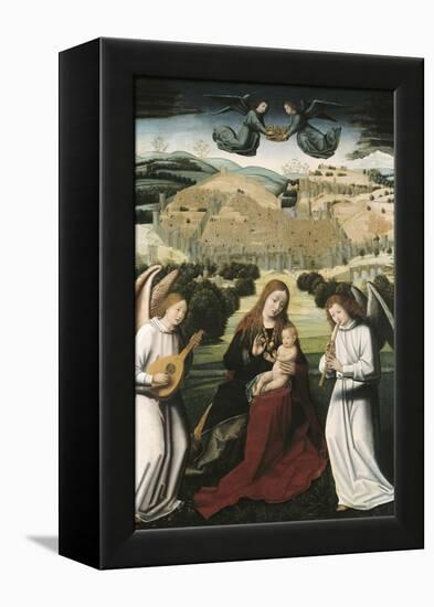 The Virgin of Granada-Petrus Christus-Framed Stretched Canvas