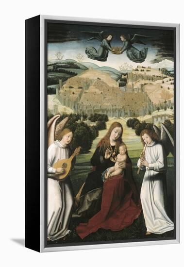 The Virgin of Granada-Petrus Christus-Framed Stretched Canvas