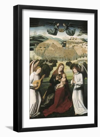 The Virgin of Granada-Petrus Christus-Framed Art Print