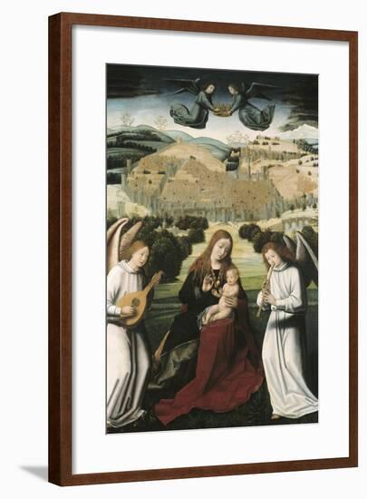 The Virgin of Granada-Petrus Christus-Framed Art Print