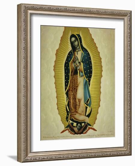 The Virgin of Guadaloupe, 1766-Miguel Cabrera-Framed Giclee Print