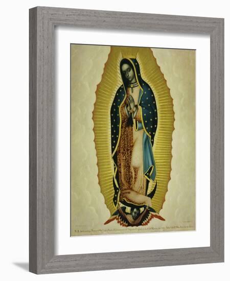 The Virgin of Guadaloupe, 1766-Miguel Cabrera-Framed Giclee Print