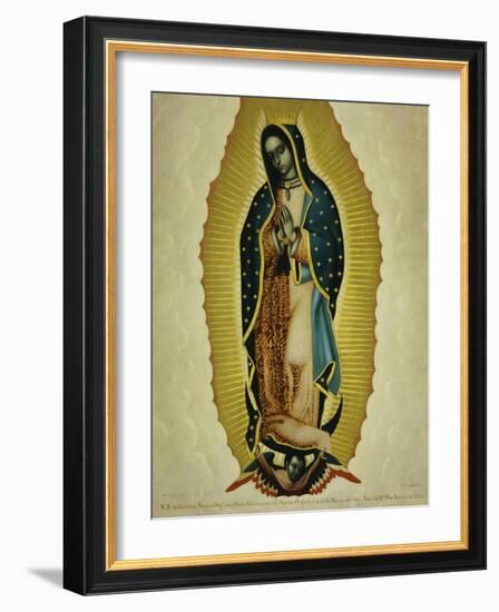 The Virgin of Guadaloupe, 1766-Miguel Cabrera-Framed Giclee Print