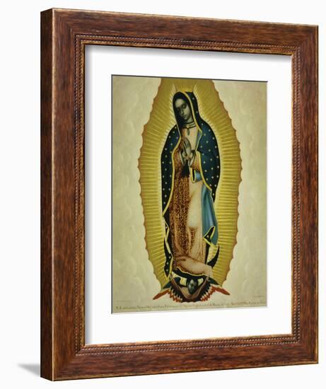 The Virgin of Guadaloupe, 1766-Miguel Cabrera-Framed Giclee Print