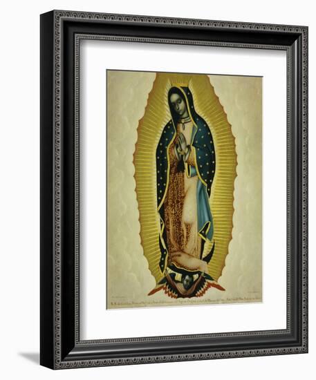 The Virgin of Guadaloupe, 1766-Miguel Cabrera-Framed Giclee Print