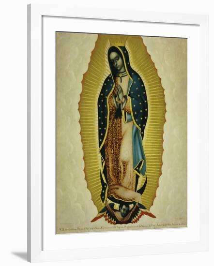 The Virgin of Guadaloupe, 1766-Miguel Cabrera-Framed Giclee Print