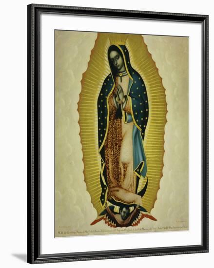 The Virgin of Guadaloupe, 1766-Miguel Cabrera-Framed Giclee Print