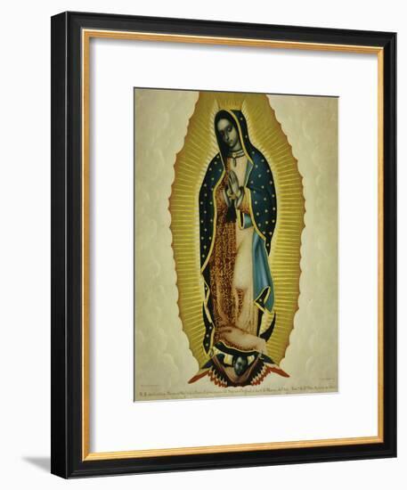 The Virgin of Guadaloupe, 1766-Miguel Cabrera-Framed Giclee Print