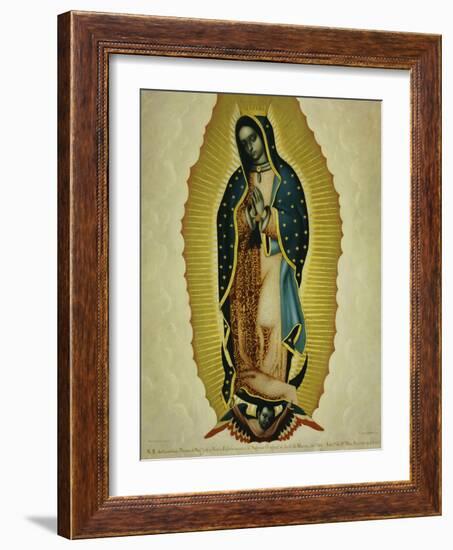 The Virgin of Guadaloupe, 1766-Miguel Cabrera-Framed Giclee Print