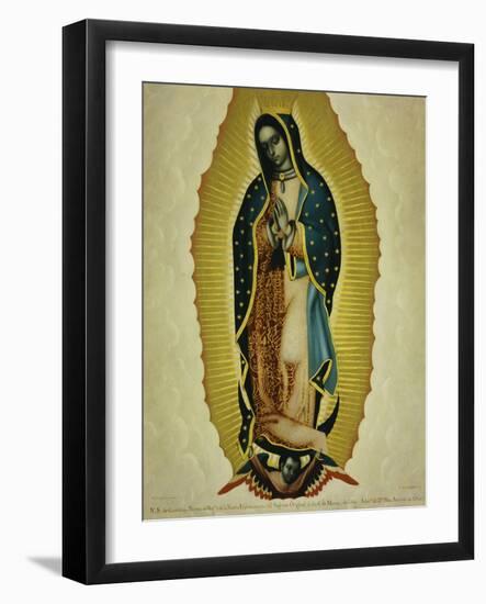 The Virgin of Guadaloupe, 1766-Miguel Cabrera-Framed Giclee Print