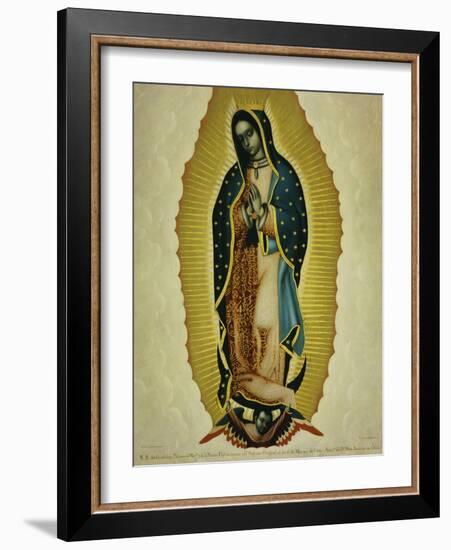 The Virgin of Guadaloupe, 1766-Miguel Cabrera-Framed Giclee Print