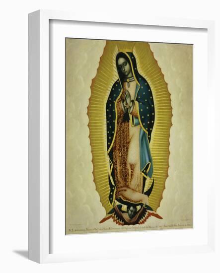 The Virgin of Guadaloupe, 1766-Miguel Cabrera-Framed Giclee Print