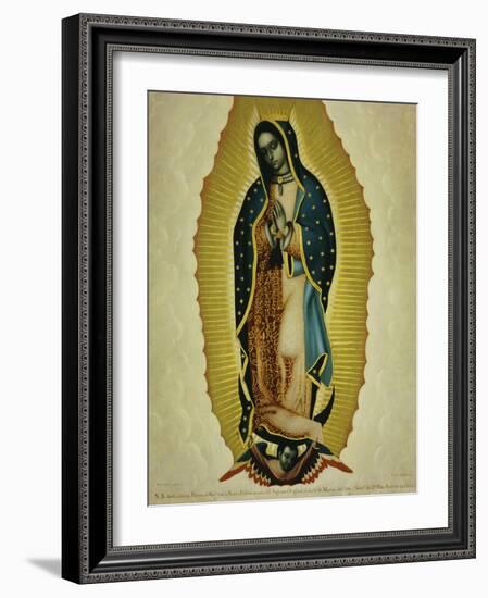 The Virgin of Guadaloupe, 1766-Miguel Cabrera-Framed Giclee Print