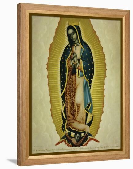 The Virgin of Guadaloupe, 1766-Miguel Cabrera-Framed Premier Image Canvas