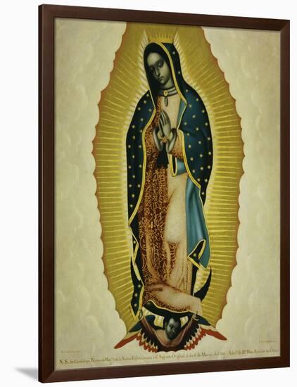 The Virgin of Guadaloupe, 1766-Miguel Cabrera-Framed Premium Giclee Print