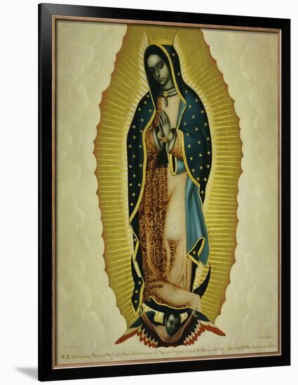 The Virgin of Guadaloupe, 1766-Miguel Cabrera-Framed Premium Giclee Print