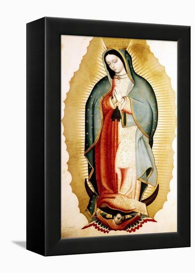 The Virgin of Guadalupe, Museo de America, Madrid, Spain-Miguel Cabrera-Framed Premier Image Canvas